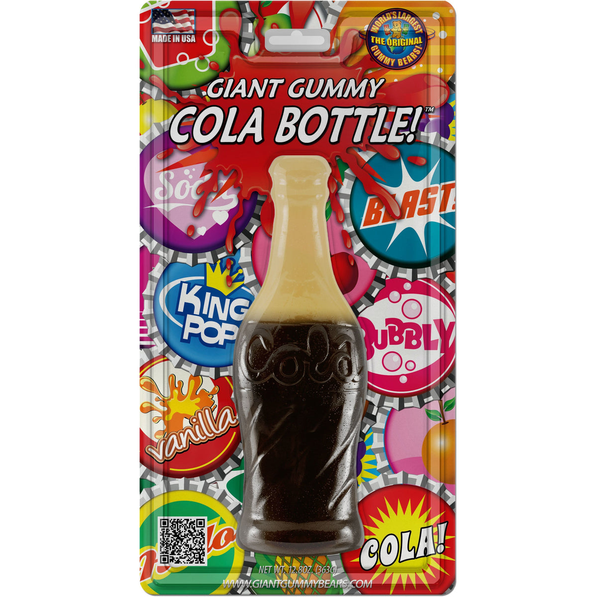 Giant Gummy Cola Bottle Blister - Cherry Cola 12.8oz (363g) 363g