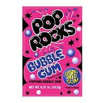 Pop Rocks Bubble Gum . 33oz