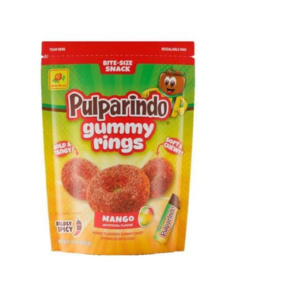 Pulparindo Gummy Rings Mango 9oz (Mexico)