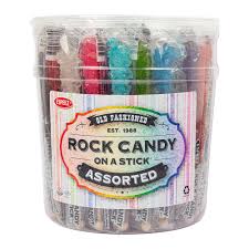 Rock Candy On A Stick Tub - Assorted 0.8oz
