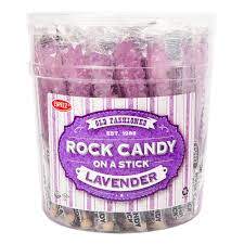 Rock Candy On A Stick Tub - Lavender 0.8oz 36ct - candynow.ca