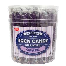 Rock Candy On A Stick Tub - Grape - Purple 0.8oz