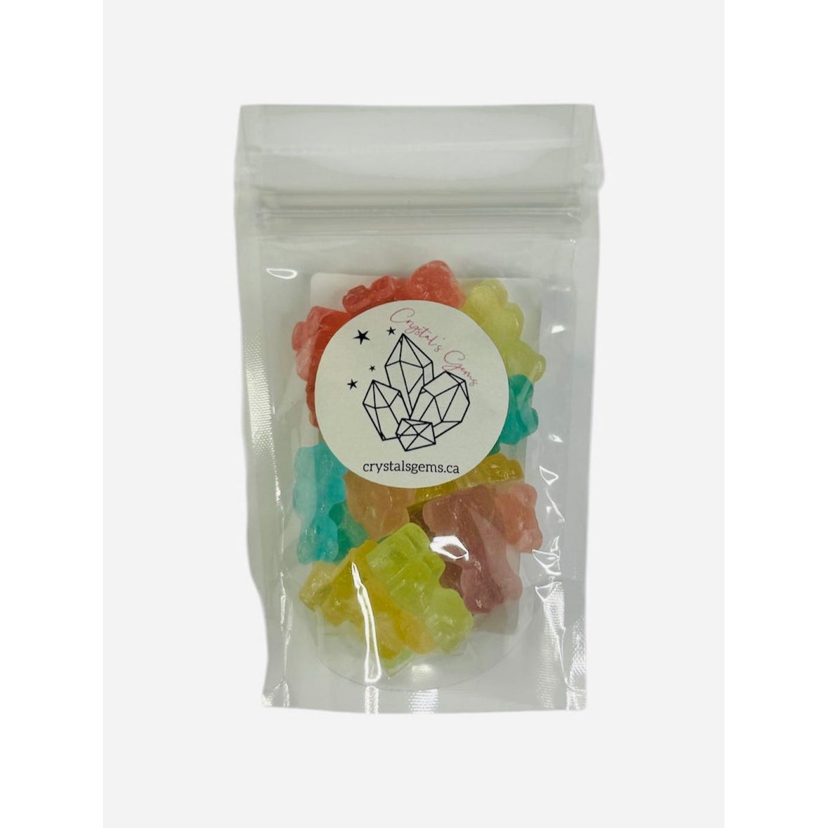 Crystal Gems Rainbow Bears Crystal Candy 52g (Canada)