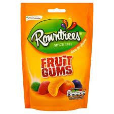 Rowntrees Fruit Gums Bags 150g (UK)
