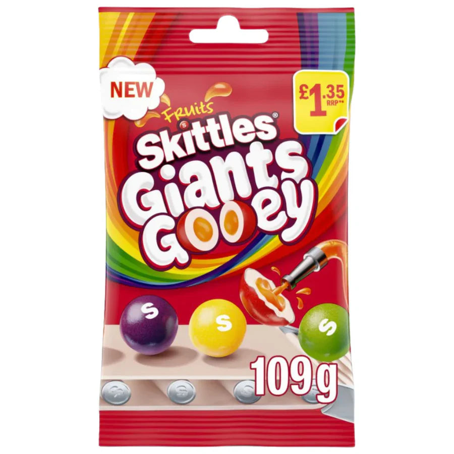 Skittles Giants Gooey 109g (UK)