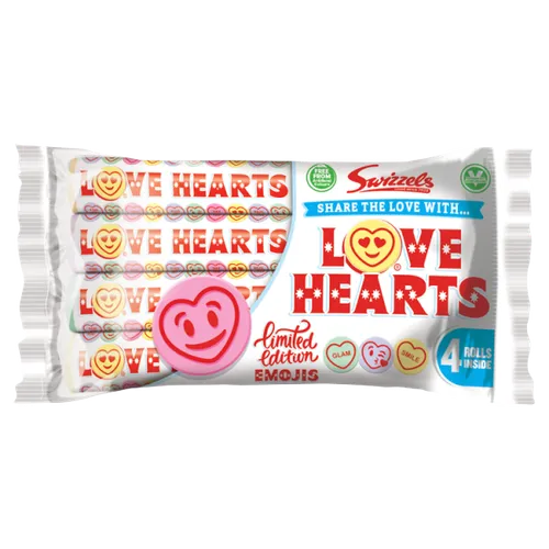 Swizzels Love Hearts 4-Pack (UK)