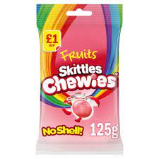 Skittles Fruits Chewies 125g (UK)