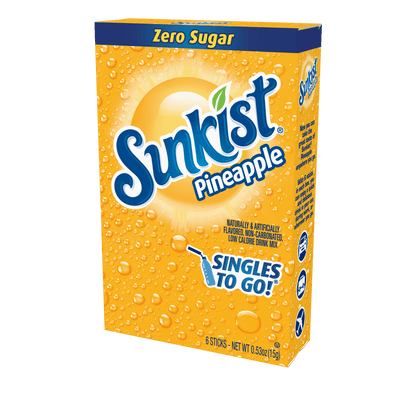 Sunkist - Pineapple Singles To Go 0.53oz
