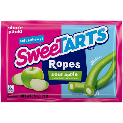 Sweetarts Ropes Sour Apple Share Size 3.5oz
