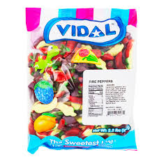 Vidal Bulk Fire Peppers 2.2 lb 1ct - candynow.ca