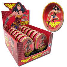 Boston America Wonder Woman Golden Sours Candy 12ct - candynow.ca