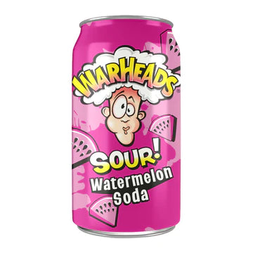 Warheads Sour Soda Watermelon 12oz