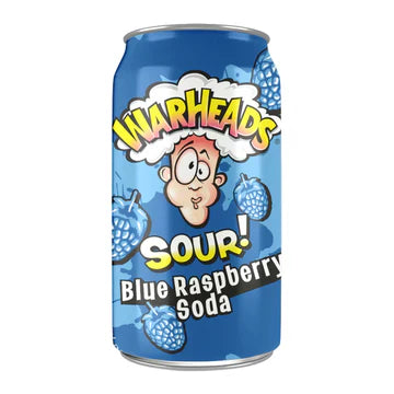 Warheads Sour Soda Blue Raspberry 12oz
