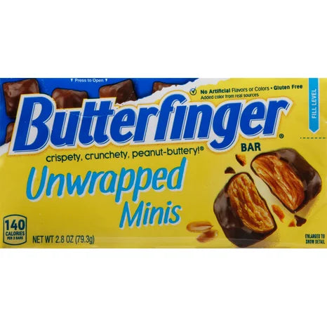 Butterfinger Bites Theater Box 2.8oz 9ct - candynow.ca