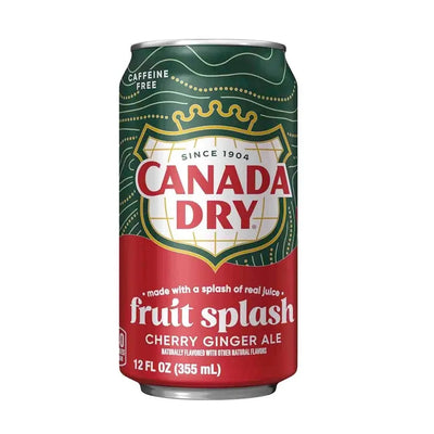 Canada Dry Fruit Splash Cherry Ginger Ale 12oz (Canada)
