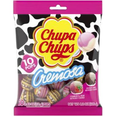 Chupa Chups Cremosa Peg Bag 4.2oz
