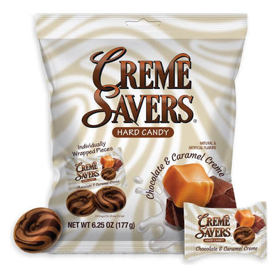 Creme Savers Chocolate & Caramel Peg Bag 6.25oz