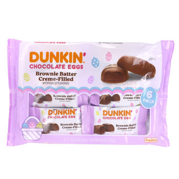 Dunkin' Brownie Batter Creme Filled MC Egg 6pcs 6.6oz 8ct - candynow.ca
