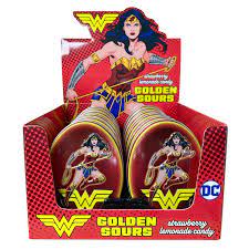 Boston America Wonder Woman Golden Sours Candy