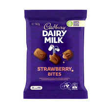 Cadbury Dairy Milk Strawberry Bites 142g (Australia)