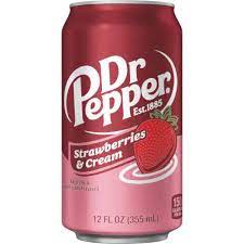 Dr Pepper Strawberries & Cream 12oz