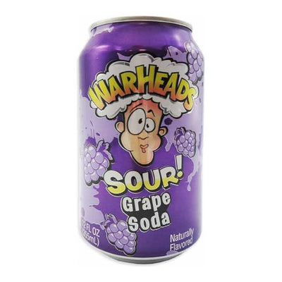 Warheads Sour Soda Grape 12oz