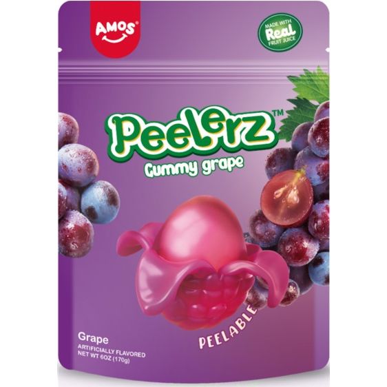 Amos Peelerz Gummy Grape 6oz