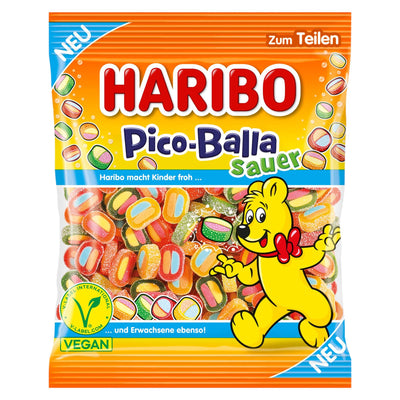 Haribo Fruit Soccer Balls - Pico Balla Sauer 160g (Europe)