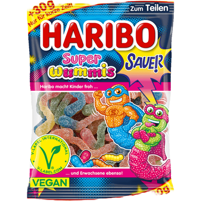 Haribo Limited Super Wummis - Uberfull 205g (Europe)