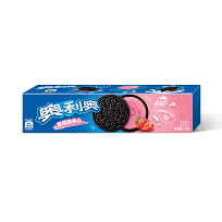 Oreo Sandwich Cookie Strawberry 97g 24ct (China) - candynow.ca