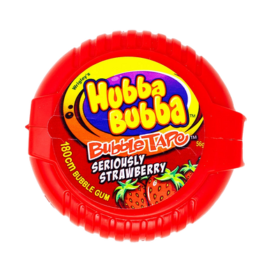 Hubba Bubba Tape Seriously Strawberry 56g (Australia)