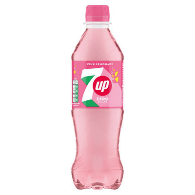 7Up Zero Pink Lemonade 500ml  (UK)