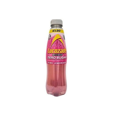 Lucozade Drink Zero Pink Lemonade 500ml  (UK)