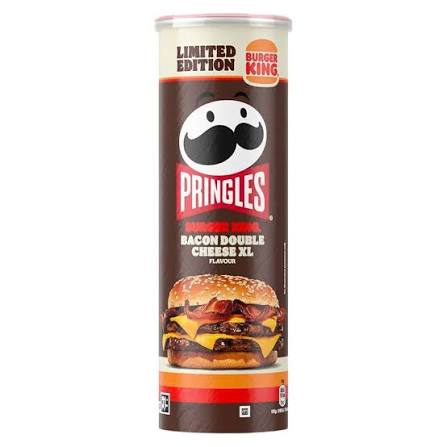 Pringles Burger King Bacon Double Cheese 165g  (UK)