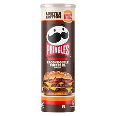 Pringles Burger King Bacon Double Cheese 165g  (UK)