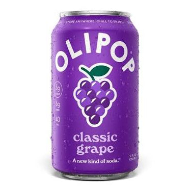 OLIPOP Classic Grape Soda 12oz