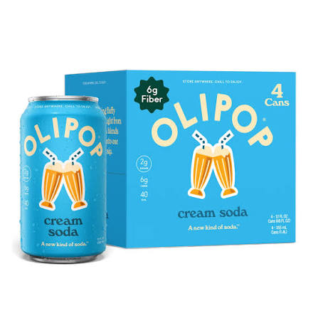 OLIPOP Cream Soda 12oz
