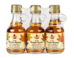 Pure Maple Syrup 3PK Mini Jug 40ml - Amber (Canada)