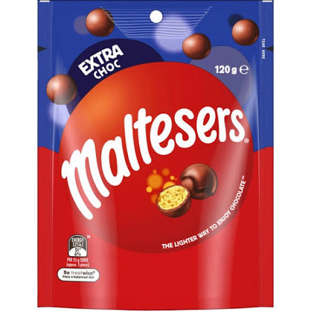 Maltesers Extra Choc 120g  (Australia)