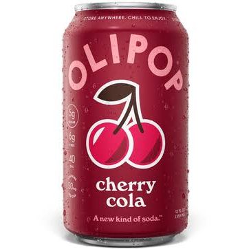 OLIPOP Cherry Cola Soda 12oz