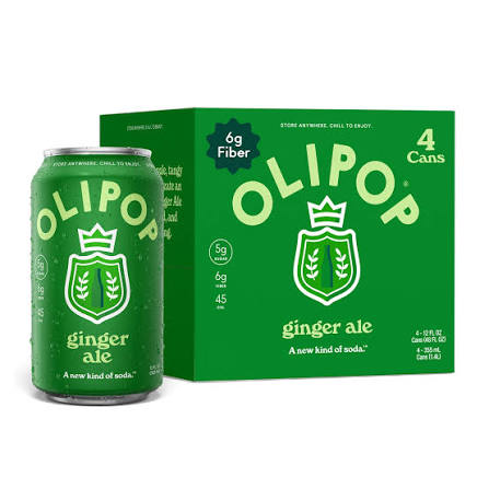 OLIPOP Ginger Ale Soda 12oz