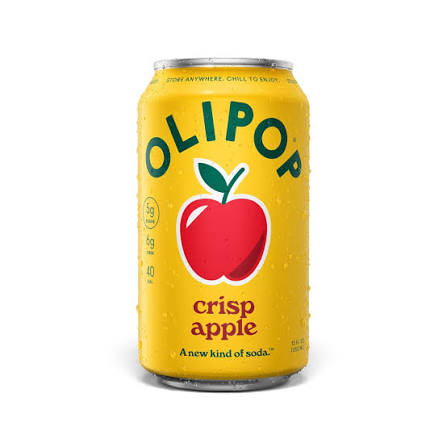 OLIPOP Crisp Apple Soda 12oz