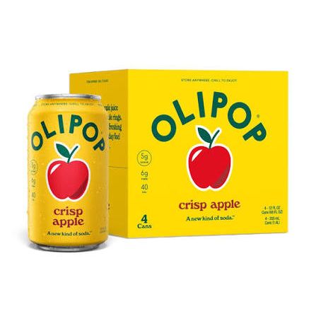OLIPOP Crisp Apple Soda 12oz