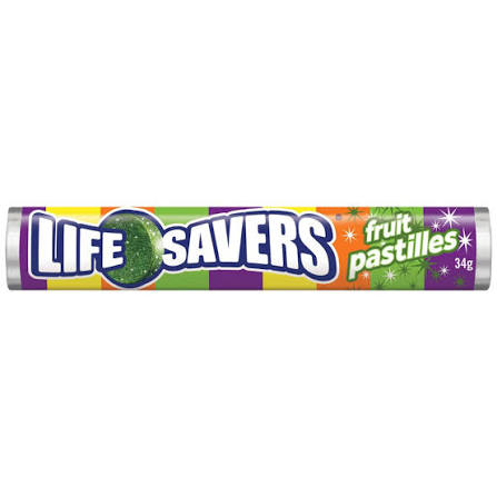 Life Savers Fruit Pastilles 34g  (Australia)