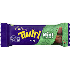 Cadbury Twirl Mint 35g  (Australia)