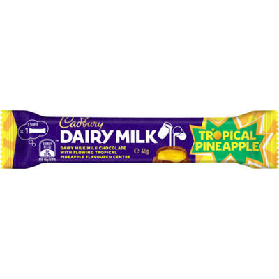 Cadbury Dairy Milk Tropical Pineapple 46g  (Australia)