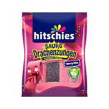 Hitschies Dragon Tongues Sour Berry Mix Peg Bag 125g (Europe)