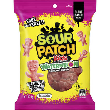Sour Patch Kids Watermelon 170g  (Australia)