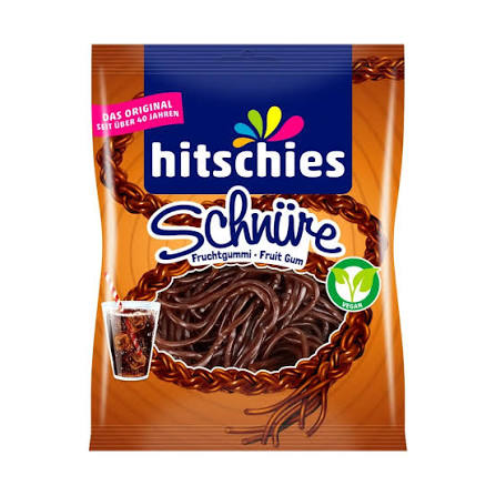 Hitschies Strings Cola Peg Bags 125g (Europe)
