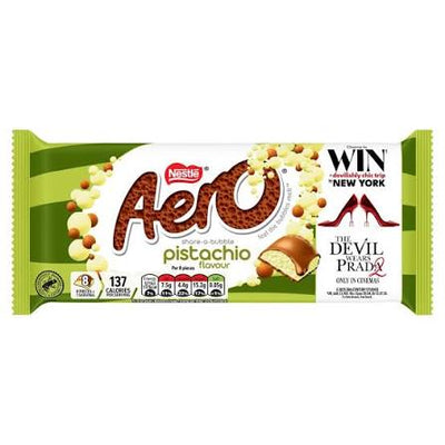 Aero Pistachio Milk Chocolate Sharing Bar 90g (UK)